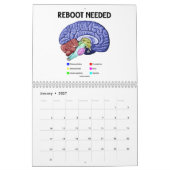 単語と単語を削除する脳のユーモアことわざ2025カレンダー カレンダー (1月 2027)