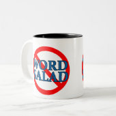 単語なしサラダマグ ツートーンマグカップ (正面左)