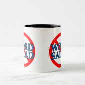 単語なしサラダマグ ツートーンマグカップ (中央)