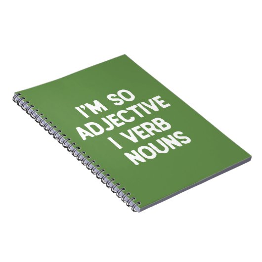 単語のおたくおもしろい英語ユーモアのワードプレイ ノートブック (右側)