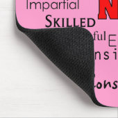 単語のギフトを記述しているナース マウスパッド (コーナー)