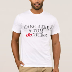 単語のデザインでトムおよび巡航の演劇のように作って下さい Tシャツ
