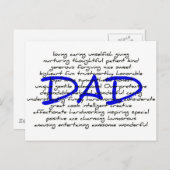 単語のパパ ポストカード (正面/裏面)