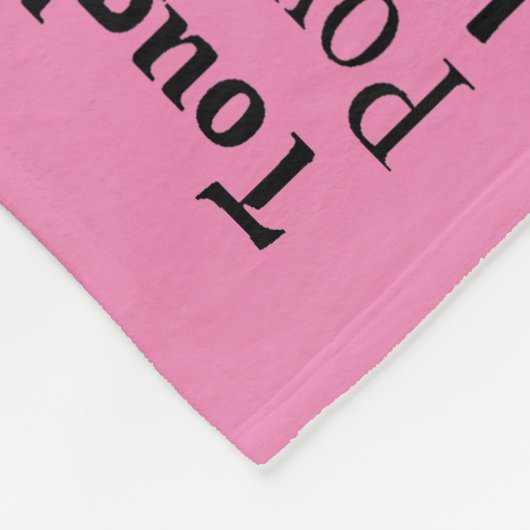 単語のピンクを記述するナースのフリースブランケット フリースブランケット (角)