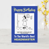 単語のヘッドマ最高のーダー – ハッピーバースデー カード (黄色い花)