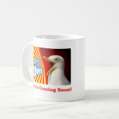 単語のマグを広げて下さい コーヒーマグカップ (正面左)