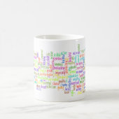 単語のマグ コーヒーマグカップ (中央)