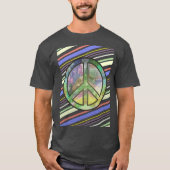 単語のヴィンテージのすべての言語の平和 Tシャツ (正面)