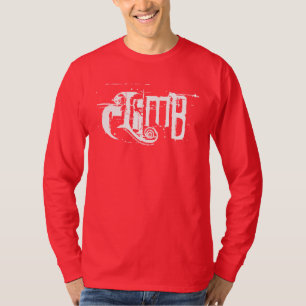 単語の上昇の手紙Iのロック・クライマー Tシャツ