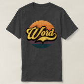 単語の上1 Tシャツ (デザイン正面)