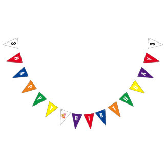 単語の世界の誕生日の旗の旗 バンティングフラッグ