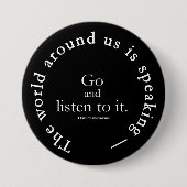 単語の世界はそれに|聞きます 缶バッジ (正面)