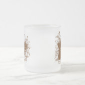 単語の失敗音楽はチェロのミュージシャンを話します フロストグラスマグカップ (中央)