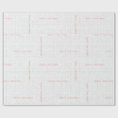 単語の調査のパズルのメリークリスマス ラッピングペーパー (フラット)