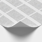 単語の調査の包装紙 ラッピングペーパー (角)