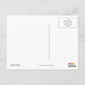 単語の追加バナナ分割はがき ポストカード (裏面)