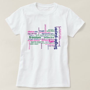 単語の雲のTシャツ Tシャツ