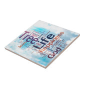 単語の雲生命の樹 タイル (側面)