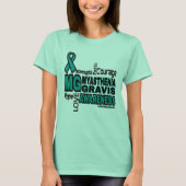 単語の… Myasthenia Gravis Tシャツ (正面)