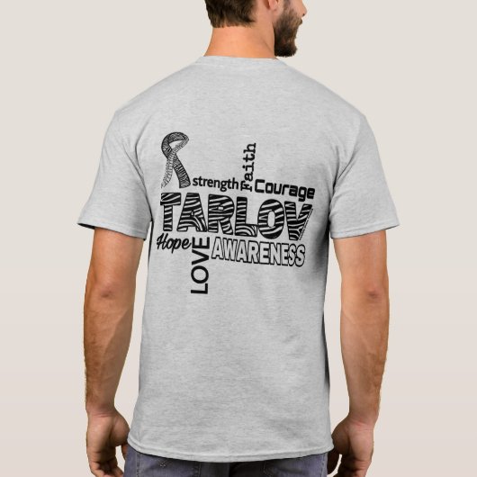 単語の… Tarlovの包嚢 Tシャツ (裏面)