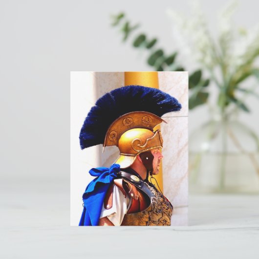 単語のMatthewの8:8のローマの百人隊長の芸術のポストを言って下さい ポストカード (スタンド正面)