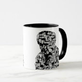 単語は人に2% pipe% Moshe Feldenkraisを襲わせます マグカップ (正面右)