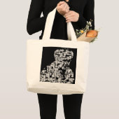 単語は人のトート| Moshe Feldenkraisを作ります ラージトートバッグ (正面(商品))