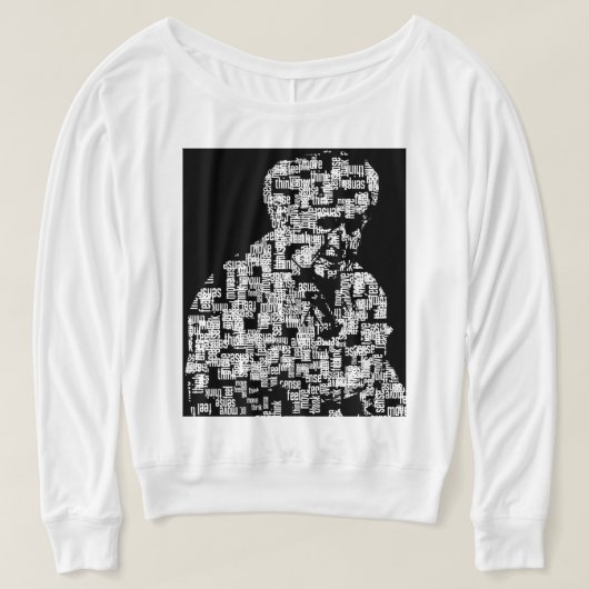 単語は人のワイシャツ| Moshe Feldenkraisを作ります Tシャツ (デザイン正面)