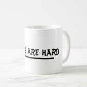 単語は堅いです コーヒーマグカップ (正面右)
