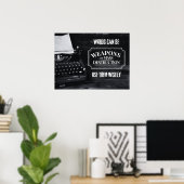 単語はWMDになることができる – 戦術的タイピング ポスター (ホームオフィス)