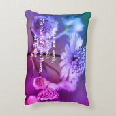 単語を上げる瑠美感動的引用文 アクセントクッション (裏面(縦))