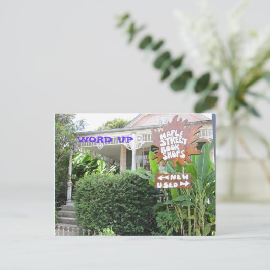 単語を上 ポストカード (スタンド正面)