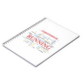 単語を含むランナパーソナライズされた ノートブック (左側)