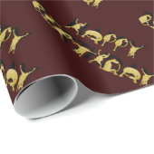 単語を形成する柔軟なポニーハッピーバースデー ラッピングペーパー (ロールコーナー)