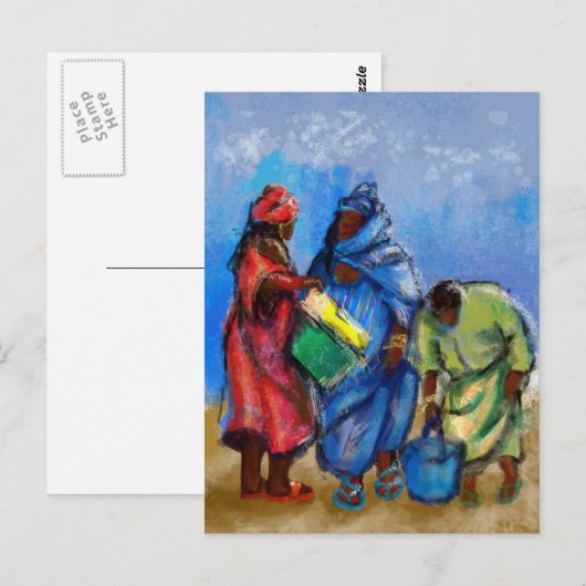 単語を渡す ポストカード (正面/裏面)