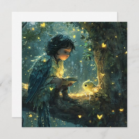 単語を超え表現た:お洒落イラスト シーズンカード (正面/裏面)