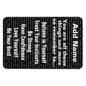 単語カスタム肯定磁石 マグネット (横)