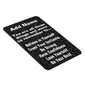 単語カスタム肯定磁石 マグネット (右側)