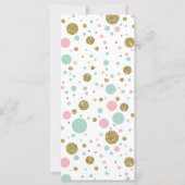 単語スクランブルゲーム，ベビーシャワーゲーム，フェイクグリッター (裏面)