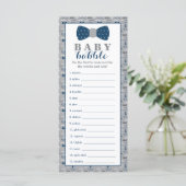 単語スクランブルゲーム,赤ちゃんシャワーゲーム,小男 (スタンド正面)