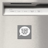 単語バブルスピーチバルーンと単語のマグネット マグネット (インサイチュ (食洗機))