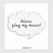 単語バブル考え シール (シート)