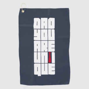 単語パパユニーク ゴルフタオル