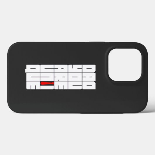 単語パパユニーク Case-Mate iPhoneケース (裏面 (横))