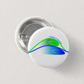 単語ボタンとの公園のBrosのロゴ 缶バッジ (正面&裏面)