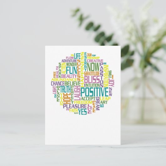 単語前向きはがき ポストカード (スタンド正面)