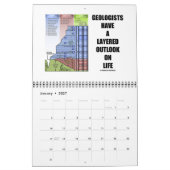 単語及びUnwordsの地質学のユーモアのことわざ20XX カレンダー (1月 2027)