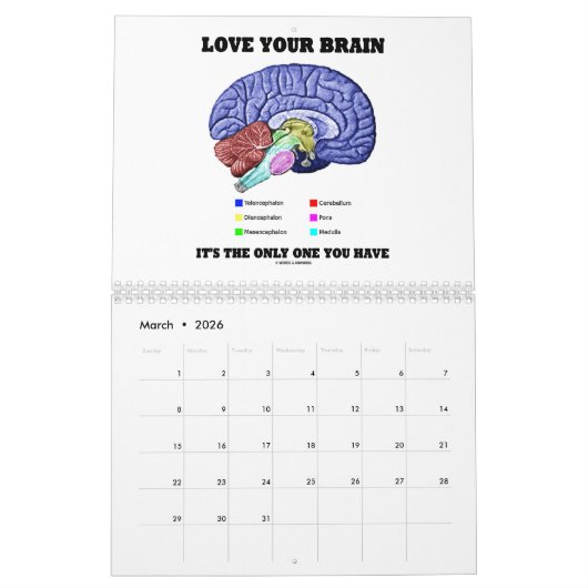 単語及びUnwordsの頭脳のユーモアのことわざ20XXのカレンダー カレンダー (3月 2026)