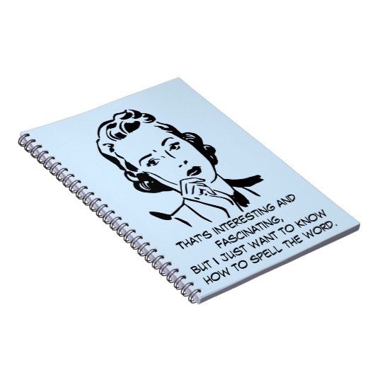 単語裁判所の報告の引用文を綴る方法 ノートブック (右側)