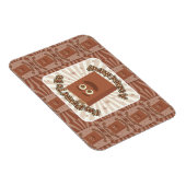 単語誇りを持ったおたくパターンスローガンおもしろいアート マグネット (右側)